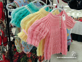 Knit baby sweaters