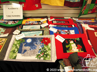 Place mats and table runners