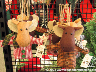 Debra Ackley - Moose ornaments