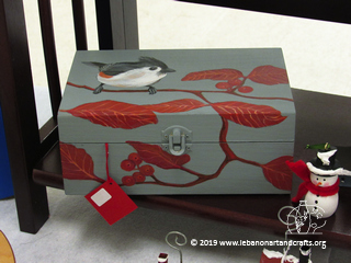 Fay Youells painted this keepsake box