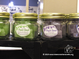 Lisa Gray made these scented sugar scrubs
