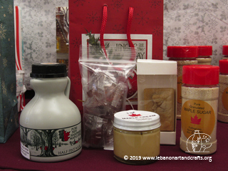Susan Cutting produced these maple sugar gift bags
