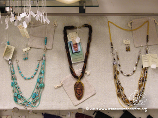 Terry Fitzpatrick made these earring, pendant, and bracelet sets



