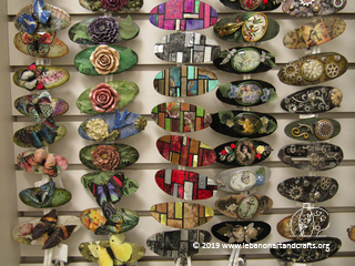 Terry Fitzpatrick made these barrettes
