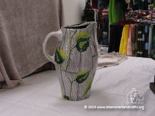 Nara Burgess made this ceramic pitcher
