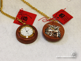 Hand-painted pocket watch