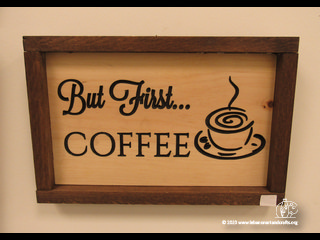 Coffee wall plaque