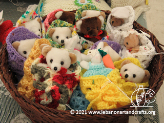 Teddy bears with personal comforters