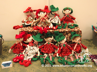 Christmas elf dolls