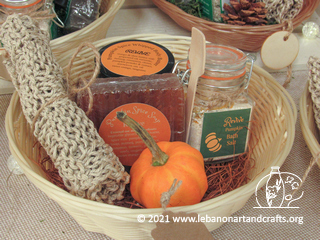Pumpkin and spice natural skin care basket
