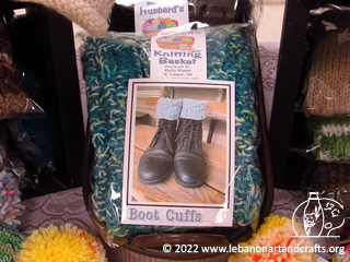 Hand-knit boot cuffs