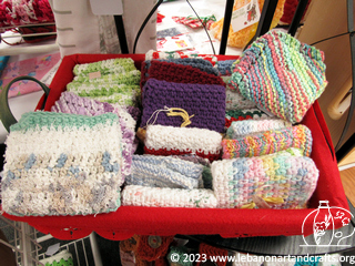 Crocheted dish cloths