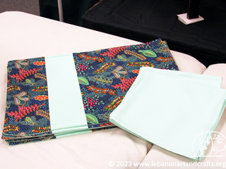 Place mats and matching napkins