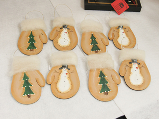 Wooden Christmas ornaments