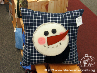 Snowman pillow