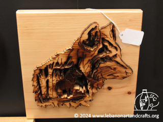 Wolf-within-a-wolf plaque