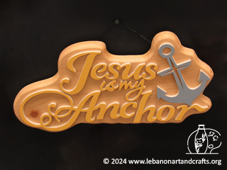 Jesus is my Anchor plaque