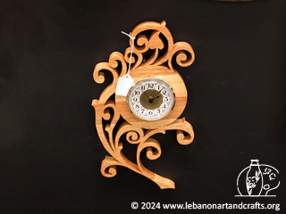 Clif Goewey - scroll cut clock