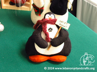 Let it snow penguin
