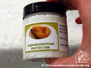 Caramelized pear body butter