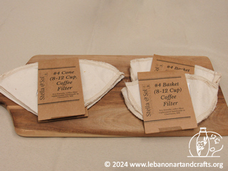 Reusable #4 basket coffee filters