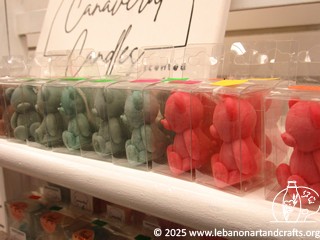 Teddy bear soy/coconut wax candles