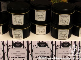 Scented soy and coconut wax candles