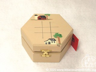 Painted keepsake box