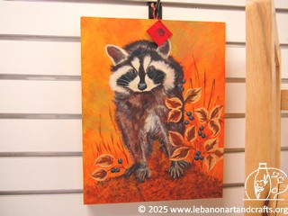 Raccoon wall art