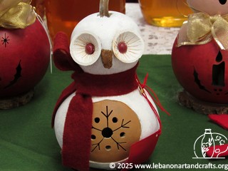 Heather Burgess - silver bracelets Sandra Dickau - owl gourd