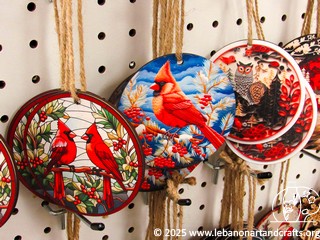 Cardinal Christmas ornaments