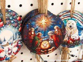 Navity scene Christmas ornaments
