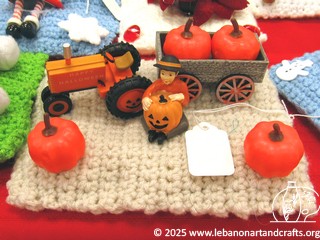 Crochet autumn decoration