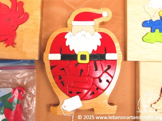 Wooden Santa Claus puzzle