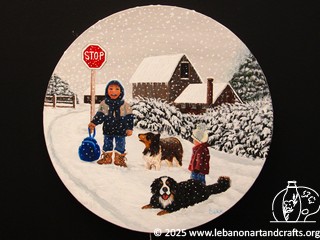 Handpainted wall art