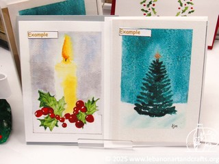 Watercolor holiday cards