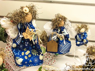 Barbara MacNamee - angel Christmas tree toppers and table decorations Barbara MacNamee - angel Christmas tree toppers and table decorations