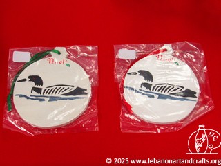 Loon Christmas ornaments